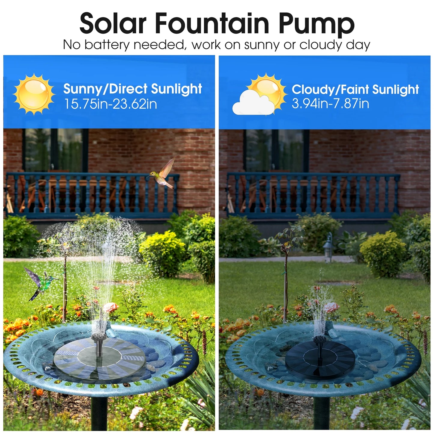 🌞 AquaRay Solar Fountain™