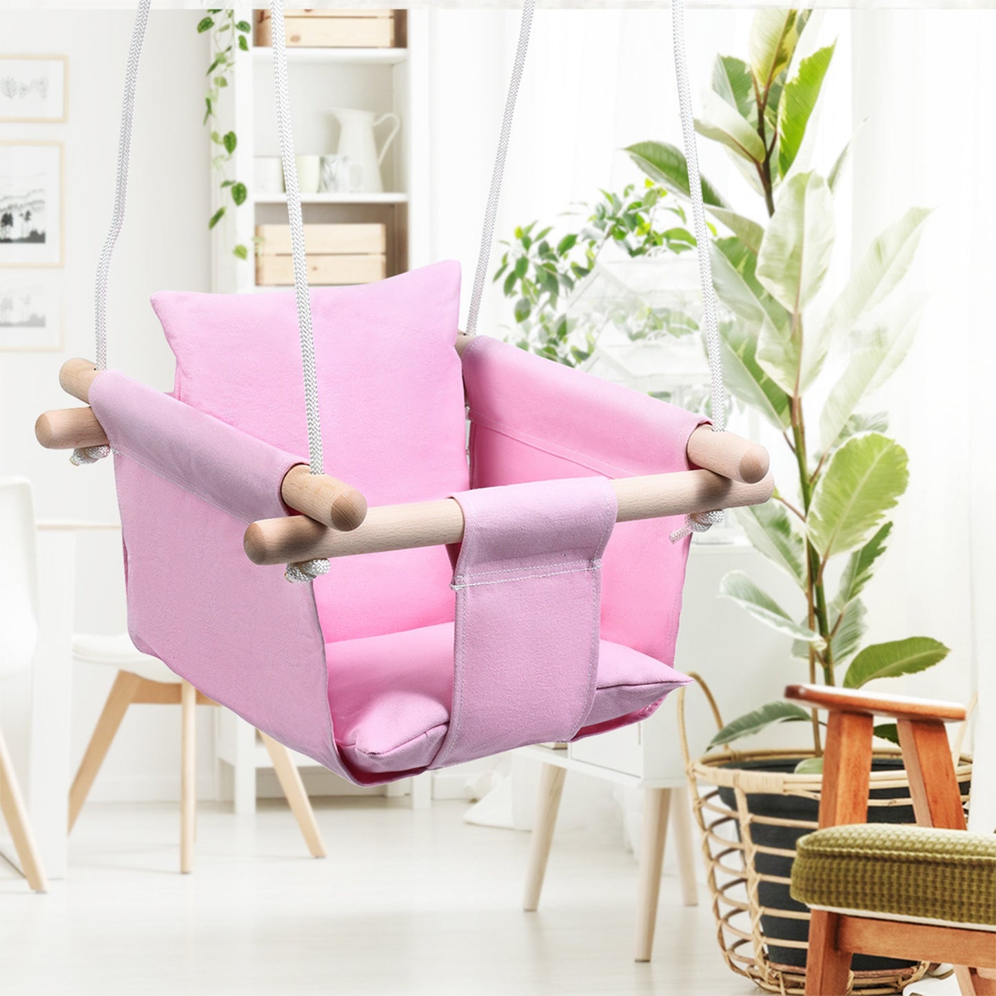 Infant Hanging Chair Child Baby Home Seat Folding Canvas Swing