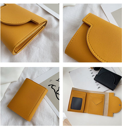 Fashionable And Simple Short Wallet For Women