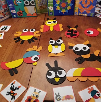 Kids educational toy montessori learning resouces creactive wooden animal puzzle with 20 illustration cards gifts for baby child