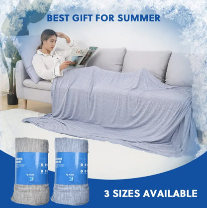 Double-Sided Lightweight Summer Cooling Blanket