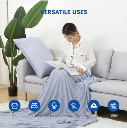 Double-Sided Lightweight Summer Cooling Blanket